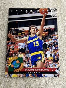 Sarunas Marciulionis 1993 Upper Deck Golden State Warriors