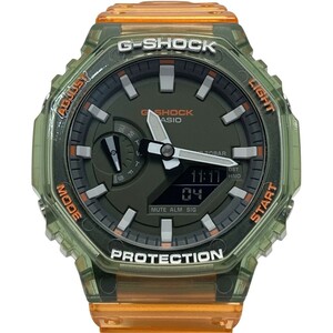 ☆☆ CASIO カシオ G-SHOCK CARBON CORE GUARD デジアナ GA-2100HC-4AJF クォーツ メンズ 腕時計 やや傷や汚れあり