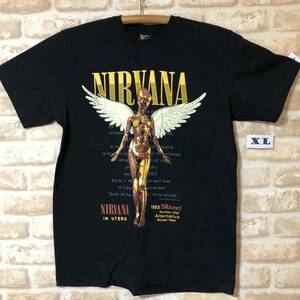 ニルバーナ ニルヴァーナ Tシャツ　XLサイズ　管164 Nirvana ロックバンド