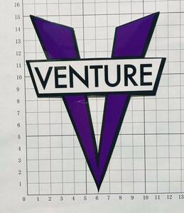 VENTURE Trucks Violate V Skateboard V Logo Vintage Skateboarding Stickerベンチャー トラック Vロゴ ステッカー