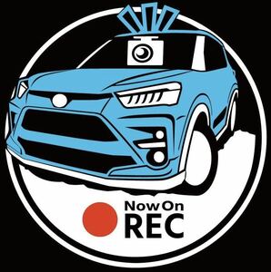 車種やカラー変更承ります　トヨタ　ライズ　ドラレコ　ドライブレコーダー　ステッカー　ダイハツ　ロッキー