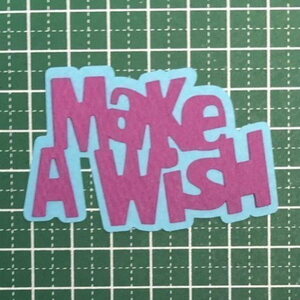 （1369C）make a wish【10セット】★カット　★★400★★