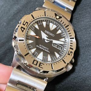 美品　稼働品SEIKO セイコー モンスター自動巻き 腕時計 