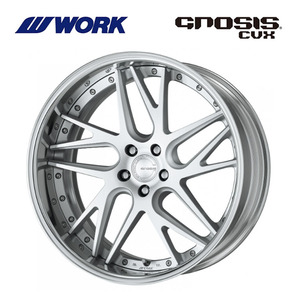 送料無料 ワーク GNOSIS CVX FULL REVERSE ミドルコンケイブ BIG CALIPER Rdisk 9.5J-21 －11～－28 5H-112 【4本セット 新品】