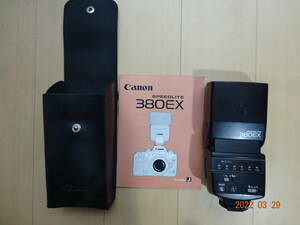 Canon キャノン SPEED Light ３８０EX