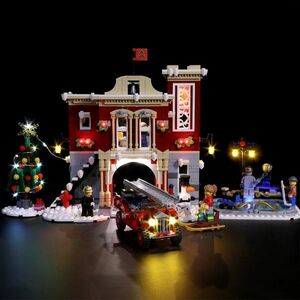MOC LEGO レゴ ブロック 10263 互換 ウィンタービレッジ・ファイヤーステーション 消防署 LED ライト キット Bタイプ DL015
