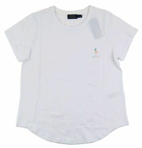 メール便250円 POLO Ralph Lauren ポロラルフローレン レディス レディース ワンポイント プリント ストレッチ Tシャツ 460/USサイズ S