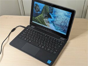 （ジャンク）1円スタート DELL 2in1ノートパソコン Latitude3120 Windows11 正式対応機種 11.6インチ 送料無料 メモリ4GB SSD128GB