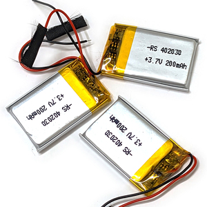 リポバッテリー 402030 200mah 3.7v 3個 充電式 リチウムポリマー 電池 リポ バッテリー Lipo