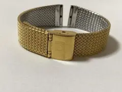 オメガ 純正ベルト ブレス 18mm用 ゴールドカラー メンズ腕時計用 OGI