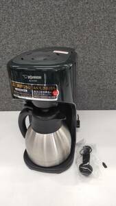 0605k1315 ZOJIRUSHI 象印 コーヒーメーカー EC-KT50-GD ダークグリーン ステンレスサーバー ドリップ式 魔法瓶 0.68L