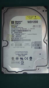 WD 3.5intHDD UltraATA WD1200AB-22DYA0 120GB 動作確認済(120001)送料無料