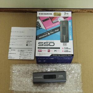 メーカー整備品 IO DATA SSPE-USC2/E スティックSSD 2TB USB-A&USB-C搭載 小型 ポータブル USB 3.2 Gen 2対応