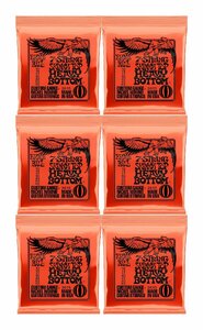 ★ERNIE BALL アーニーボール 2615 [10-62] SKINNY TOP HEAVY BOTTOM SLINKY 7-STRING 7弦ギター弦 6セット★新品/メール便