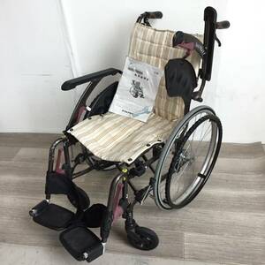 KAWAMURA カワムラサイクル 自走式 車椅子 WAP22-40 WAVIT+ カフェモカ ◎HY15