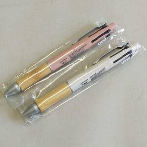 ☆E)送料無料 2本組！三菱 uni ジェットストリーム 多機能ペン 4＆1 バンブー 0.5mm MSXE5-2000B 未使用品 ネコポス！