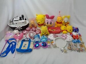 【同梱可】中古品 ディズニー プーさん ミニー ミッキー ベイマックス 他 カチューシャ ぬいぐるみ ポップコーンバケ