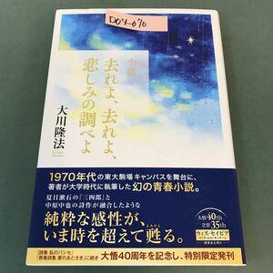 D04-070 小説 去れよ、去れよ、悲しみの調べよ 大川隆法 幸福の科学出版
