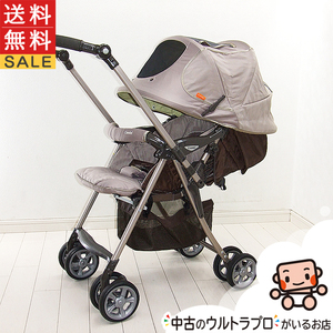 コンビ 中古 ベビーカー グランパセオ LY-600 1カ月から2歳 両対面式 大型幌 中古ベビーカー【C.一般中古】