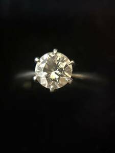 最高級 1ct越え天然ダイヤモンド 立て爪型 造幣局刻印 婚約指輪 プラチナ リング 1.02カラット pt900 サイズ12号 重量約5.0g 宝石