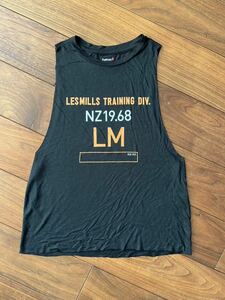 ○Reebok リーボック LESMILLS レスミルズ○タンクトップ　ノースリーブ　トップス　トレーニング　ジム ボディコンバット　ウェア　S