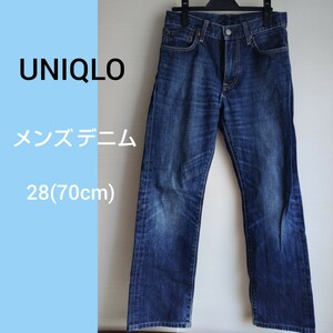 デニム パンツ ユニクロ UNIQLO メンズ 60 28(70cm) 