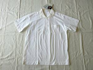【新品未使用品】MIZUNO SUPERSTAR ミズノ スーパースター メンズ 半袖ポロシャツ Lサイズ 白 ホワイト 日本製