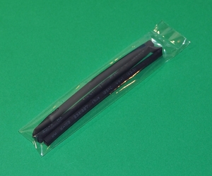 熱収縮チューブ Φ3mm 長さ30cm 黒 ブラック 複数個落札の場合は切らずに発送可