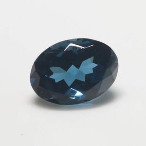 ロンドンブルートパーズ オーバルシェイプ 約7.87ct ラ