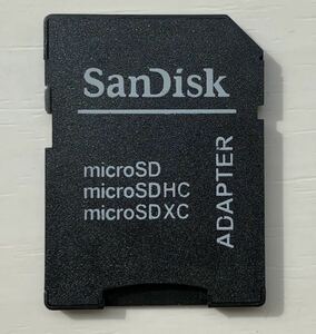 サンディスク マイクロ SD アダプタ　SANDISK