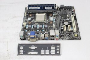 ECS A75F-M2V:1.0A SocketFM1 MicroATX マザーボード メモリ CPU AMD A4-3300 付き☆
