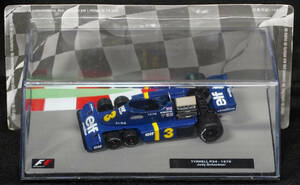 〇10　TYRRELL P34　ティレルP34　ジョディ・シェクター　1976　F1マシンコレクション 1/43　デアゴスティーニ 模型のみ　ブリスター未開封