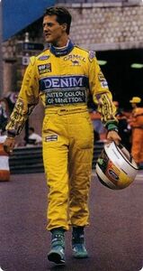 海外 送料込み 　高品質　ミハエル・シューマッハ　F1 1991レーシングカート　レーシングスーツ サイズ各種　レプリカ　