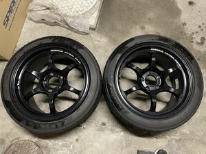 ADVAN RG-D2 SGB 17 9J +45 114.3 5H NEOVA AD09 245/40R17 タイヤ ホイール 2本