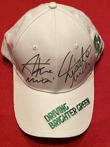 JLPGA 岩井明愛・岩井千怜 姉妹 直筆サイン入りJLPGAオリジナルキャップ 新品