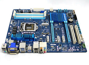 【中古】GIGABYTE ATXマザーボード GA-Z77-D3H [管理:1050016294]