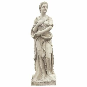 四季の女神 冬の女神彫像 アート工芸庭園装飾彫刻ガーデン置物エントランスピロティ芝生贈り物輸入品