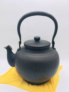 【8999】長寿堂 薬缶 鎚起銅器 銅製 鎚目 湯沸し 煎茶道具