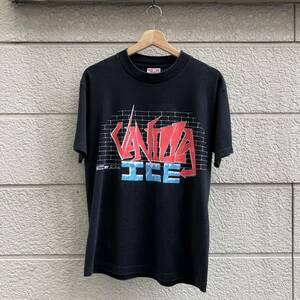 90s USA製 ラッパー ミュージックTシャツ 両面プリント ラップ VANILLA ICE ヴァニラアイス SOF Tee アメリカ製 古着 vintage ヴィンテージ