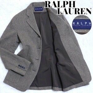 RALPH LAUREN ラルフローレン レディース ヘリンボーン テーラードジャケット 9号 Mサイズ相当 日本製