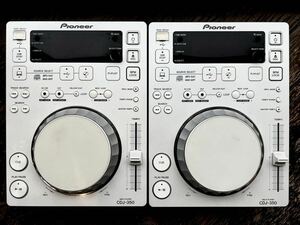 Pioneer CDJ-350 White ホワイト 2台セット / 動作確認済