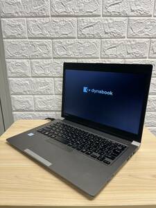 dynabook R63/J 第7世代 Core i5-7200U CPU2.5GHz 8GB SSD256GB 13.3インチ OS無し 中古ノートパソコン