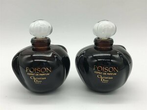 ■【YS-1】 香水 ■ ディオール Christian Dior ■ POISON プワゾン ESPRIT DE PARFUM 15ml ■ 2点セット まとめ 【同梱可能商品】K■