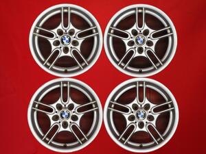 【 激安 中古 4本セット 】 BMW 5シリーズ E39 Mスポーツ 純正 アルミホイール 17inch 8J/9J +20/+26 PCD120 5穴 ハブ径Φ74 cc17