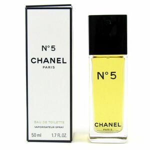 シャネル 香水 No5 オードトワレ EDT ほぼ未使用 フレグランス CO レディース 50mlサイズ CHANEL