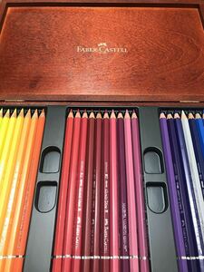 色鉛筆　FABER CASTELL 貴重　木製ボックス　ファーバーカステル 60本セット