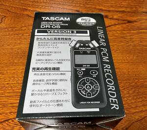 【TASCAM タスカム】 DR-05 VER3 リニアPCMレコーダー ハンディレコーダー microSD付 中古 動作確認済