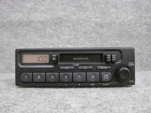 ホンダ 純正 カセット テープ ラジオ オーディオ デッキ 39100-S2K-0030 PH-1617G-B AM FM 1DIN 0224338 4LT0