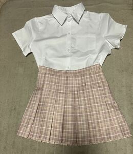 プリーツミニスカート　制服コーデ　制服　学生服　　女子高生　JK 女子大生　コスプレ