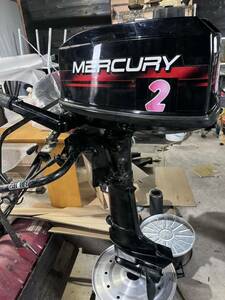 船外機 実働 ※4馬力なのでお間違えなく！小型船舶用 マーキュリー MERCURY 3F9 4馬力 エンジン絶好調 舟 船 小船 釣り ボート アウトドア